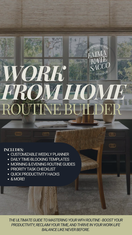 Work From Home Routine Builder